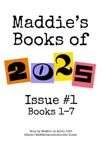 Maddie's Books of 2025 Issue #1