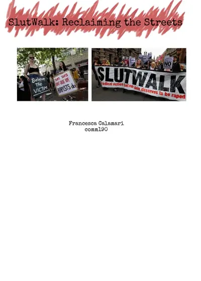 slut walk