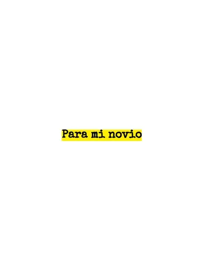 Pa mi novio