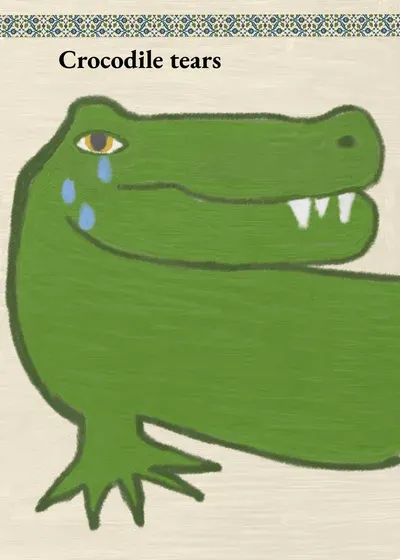Crocodile tears