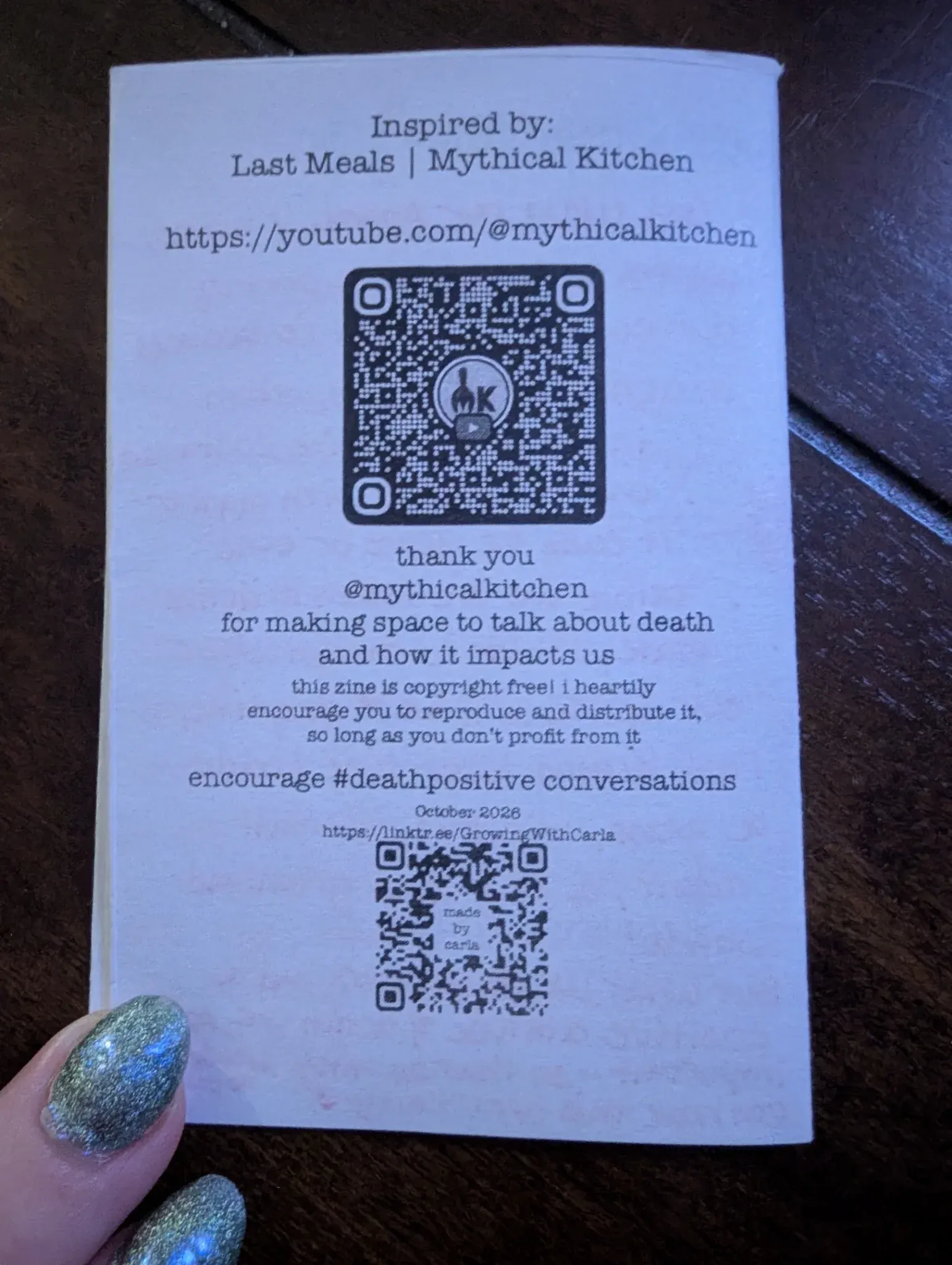 Photo 5 from Fanzine: Last Meals