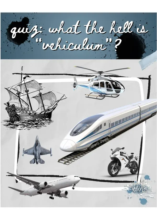 what the hell is "vehiculum"?
