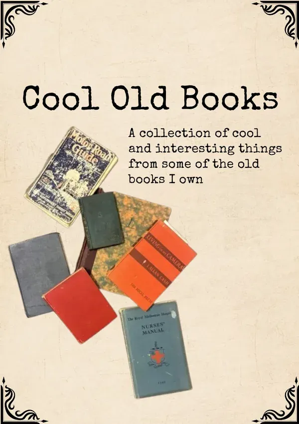 Cool Old Books