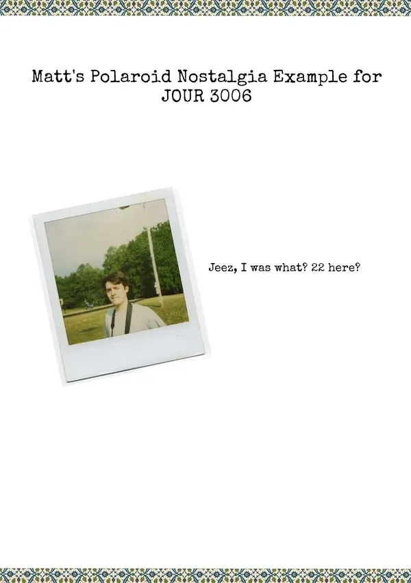 Nostalgia Zine Polaroid