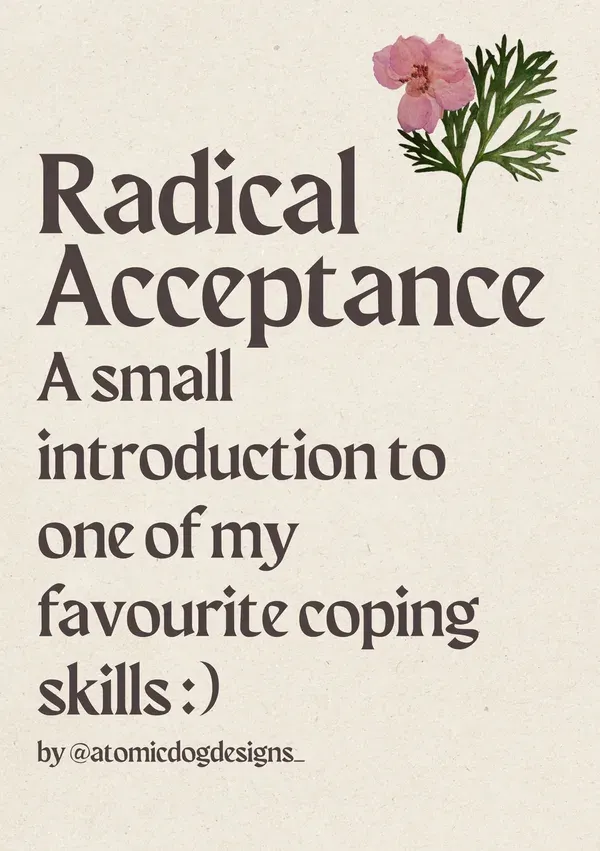 An Intro To Radical Acceptance